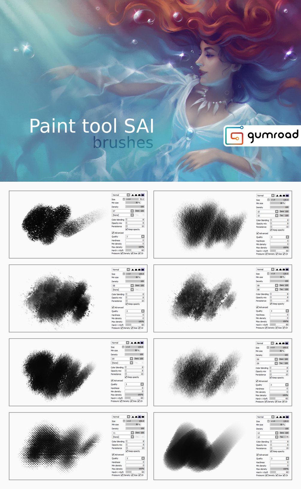 paint tool sai free brushes download
